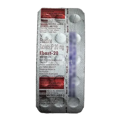ebast 20mg tablet 15's